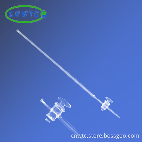 Shop for Boro3.3 Glass Micro Burette with PTFE Stopcock: Precision Laboratory Glassware for Your Scientific Needs